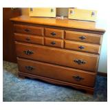 Solid Wood Three Drawer Chest Of Drawers, 33.5in x 43in x 18.25in