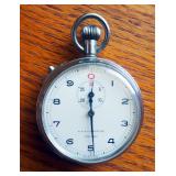 A.R. & J.E. Meylan Type 208A Stopwatch In Nickel Case