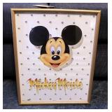 Framed Mickey Mouse Poster, Published & Distributed By OSP, #88056, 21in x 17in