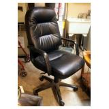 Rolling High Back Padded Office Armchair