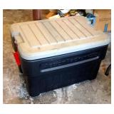 Rubbermaid Action Packer Tote, With Lid, 17in x 26in x 18in