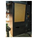 Metal Rolling Vending Machine Cabinet, Including Plastic Storage Bins, 75" x 40" x 34 1/2"