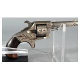 Hopkins & Allen Blue Jacket No 2 .32 Rim Fire 7-Shot Revolver SN# Not Found, Vest Pocket Revolver, E