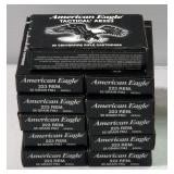 American Eagle .223 Rem Ammo, Approx 220 Rds, Local Pickup Only