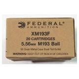 Federal .223 Ammo, Approx 100 Rds, Local Pickup Only
