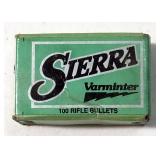 Sierra .22 Cal Bullets, Approx Qty 400