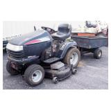Craftsman Garden Tractor, Model 917.276380, 26.0 HP, 54" Deck, With Garden Trailer, And Craftsman Gr