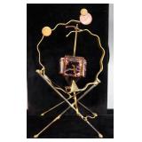 Gary Rosenthal Welded Dreidel On Welded Decorative Stand. See Description For Video