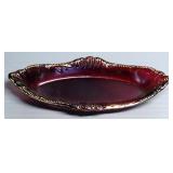 Ruby Red And Clear Glass Assortment, Includes Mugs And Dishes, Some Souvenir