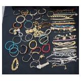 Costume Bracelets, Various Styles And Colors, Uncounted