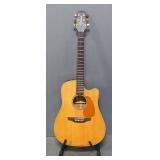 Takamine 6-String Acoustic-Electric Guitar Model EG-10C, In Hard Case, Stand Not Included