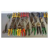 Tin Snips Assortment, Approx Qty 17, Various Sizes