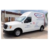 2012 Nissan NV2500HD Van, VIN# 1N6AF0LX9CN106320, Mileage Showing On Odometer, 150,067