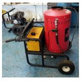 North Star Industrial Hot Box, Model 157495J, With 4000 PSI Power Washer, Includes 2 Wheel Cart