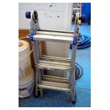 Peligro Aluminum Multi Ladder, 300 LB Capacity
