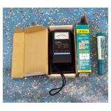 Extech Exstik Water Proof PH Meter, And Tramex Electronic Moisture Meter