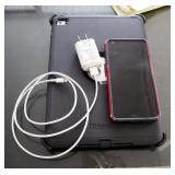 IPad, Model A1567, Includes Otterbox Case, And LG G6, With Case