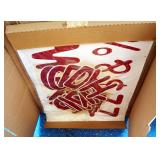 Window Cling Signs And Numbers, Contents Of 3 Boxes