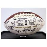 Kansas City Chiefs Autographed Football, Many Signatures, Includes Casey Wiegmann, Rudy Niswanger, B