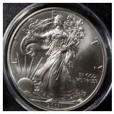 2011 St Gauden 25th Anniversary Silver Coin, 1 oz Fine Silver, Certified By PCGS, Graded MS70
