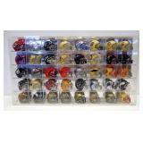 Riddell NFL Mini Football Helmet Collection, Qty 40, Various Teams, In Display Box