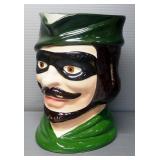 Toby Mug Assortment, Various Sizes And Styles, Range 1.25" - 8" H, Total Qty 17