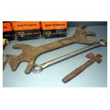 Tools And Hardware, Includes Open Wrench, Box Wrench, Files, And Bolts (1-1/2, 1/2, And 3)