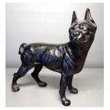 Cast Iron French Bull Dog, 10" H