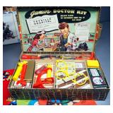 Vintage Toys And Games, Includes Kenner Color Slides, Tin Litho Police Car, Dominos, Models, And Mor