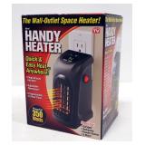 Handy Heater Wall Outlet Space Heater, In Box