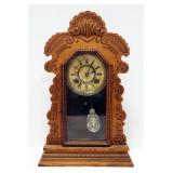 Antique Ansonia Clock Co Table Clock With Winding Key