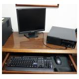 Lenovo Thinkcentre, With Samsung Monitor, Lenovo Keyboard And Mouse