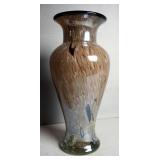 Murano Glass Basket 5", Art Glass Vase 12" And Bowl 4.5" x 9", And Decorative Stone Tray