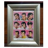 Elvis Presley, James Dean, And Marilyn Monroe Framed Collector