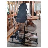 Gravity Guiding System Inversion Table And Vitamaster Hydraulic Rowing Machine Model 25R