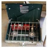 Coleman Propane Camp stove, Lantern, Hatchets, And Filet Knife