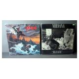 AC/DC, Black Sabbath, And Dio Vinyl LPs, Various Titles, Qty 11