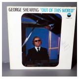 George Shearing Out Of This World Vinyl LP, Cover Signed By George Shearing