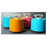 Disc-Go-Case 45 RPM Record Carry Case, Qty 4, Includes ORange Blue (2) And Pink