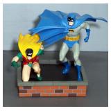 DC Direct Silver Age Batman And Robin Cold Cast Hand Painted Porcelain Statue, In Box, Limited Editi