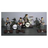 The Beatles 1991 Apple Corp Hamilton Figures, Complete Set, And Additional Beatles Drum Set