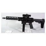 CMMG MK9 9mm Pistol SN# SMG-1560, 7 Total Mags (32-Rd Steel), With Walther Red Dot Sight