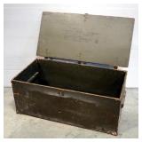 Bern Kane Products Military Style Trunk, 13" H x 32" L x 16" W