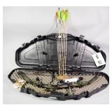 Barnett Tracker Compound Bow, Peak Weight 70, 31" Draw, With Quiver, 6 Arrows (1 Without Head), In P