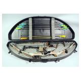 Darton SL50 Compound Bow, With 13 Arrows, 2 Quivers, 2 Shooters Gloves, And 2 Pkgs Of 38" String, In