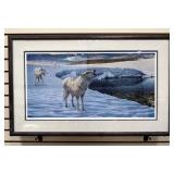 Lee Kromschroeder (American) Along The Watch Arctic Wolves Print, Signed And Numbered 152/1200, With