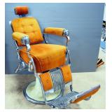 Vintage Takara Belmont Barber Chair, Reclines, Pumps Up And Releases, Spins