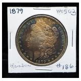 1884 O And 1879 Morgan Silver Dollars