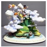 Disney Showcase Story Time Olszewski Peter Pan "Straight On Till Morning" Figurine, Signed By Artist
