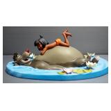 WDCC The Jungle Book "Jungle Harmony" Baloo & Mowgli Figurine, In Box, With COA And Character Model 